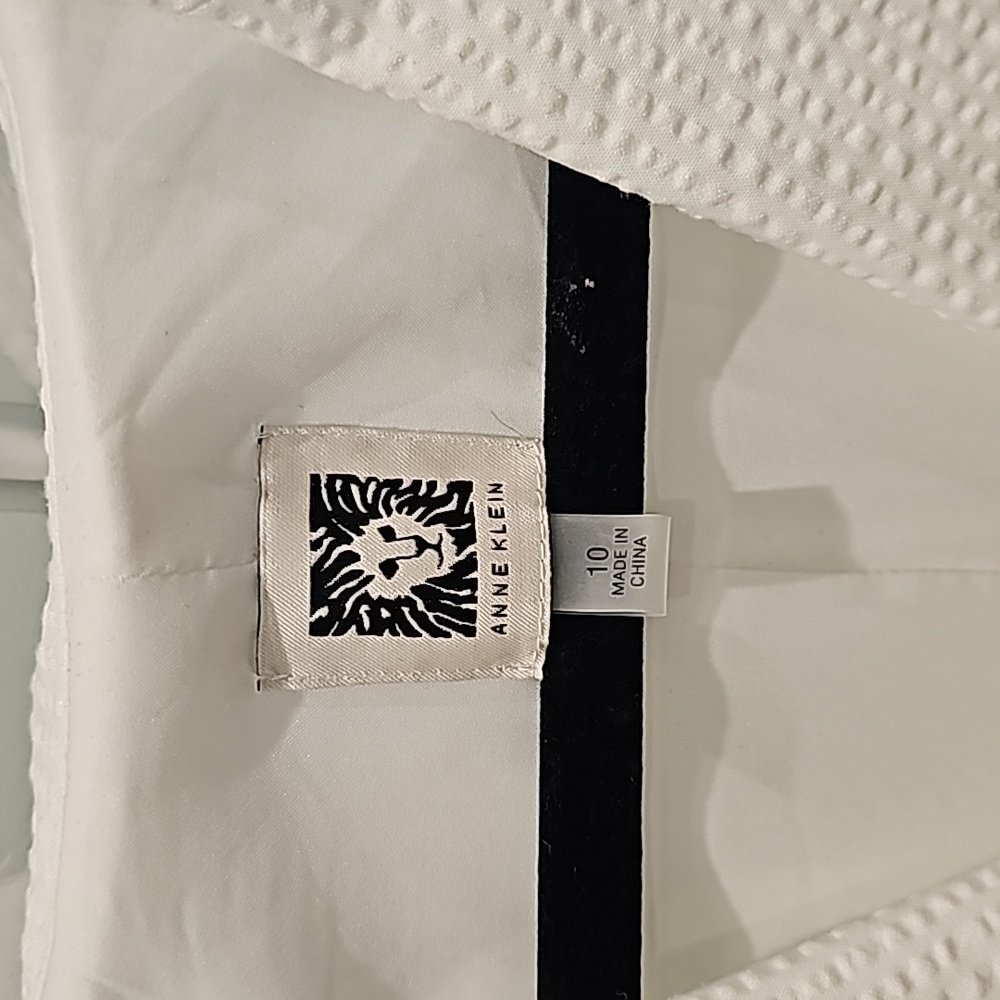 White (Textured) Dress - image 6